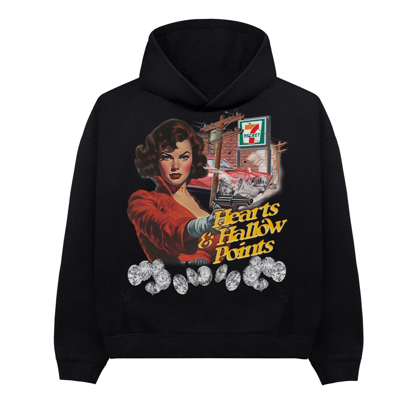 Hearts and Hallow Points Hoodie