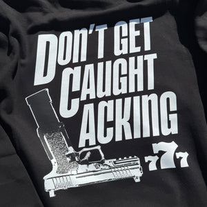 Don't Get Caught Lacking NO RHINESTONE Hoodie (Brown)