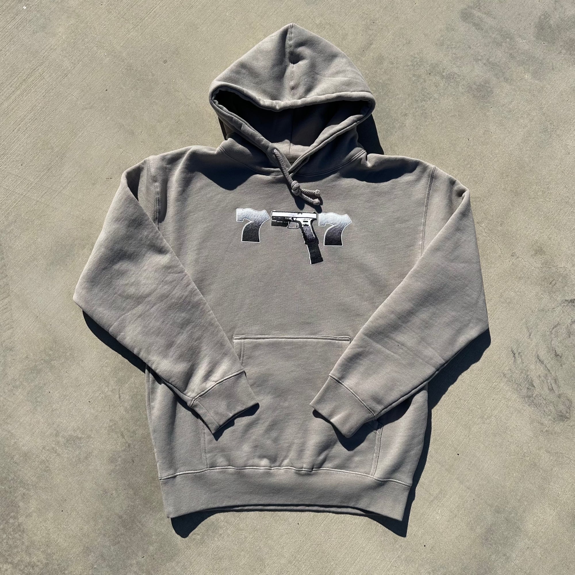 Smoke Grey Don't Get Caught Lacking Revenge Hoodie