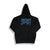 Secret777s Black "SECRET" Hoodie (Blue and Silver)