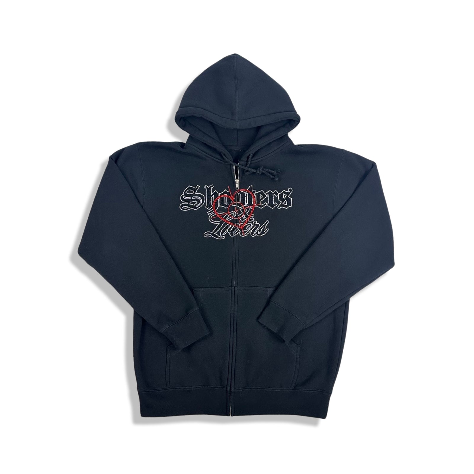Shooters and Lovers Rhinestone Zip-Up